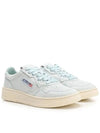 Women's Medalist Goatskin Low Top Sneakers Light Blue - AUTRY - BALAAN 3