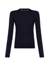 Regal Wool Crew Neck Knit Top Navy - THEORY - BALAAN 2