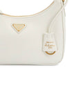 Re-Edition 2005 Saffiano Leather Shoulder Bag White - PRADA - BALAAN 9