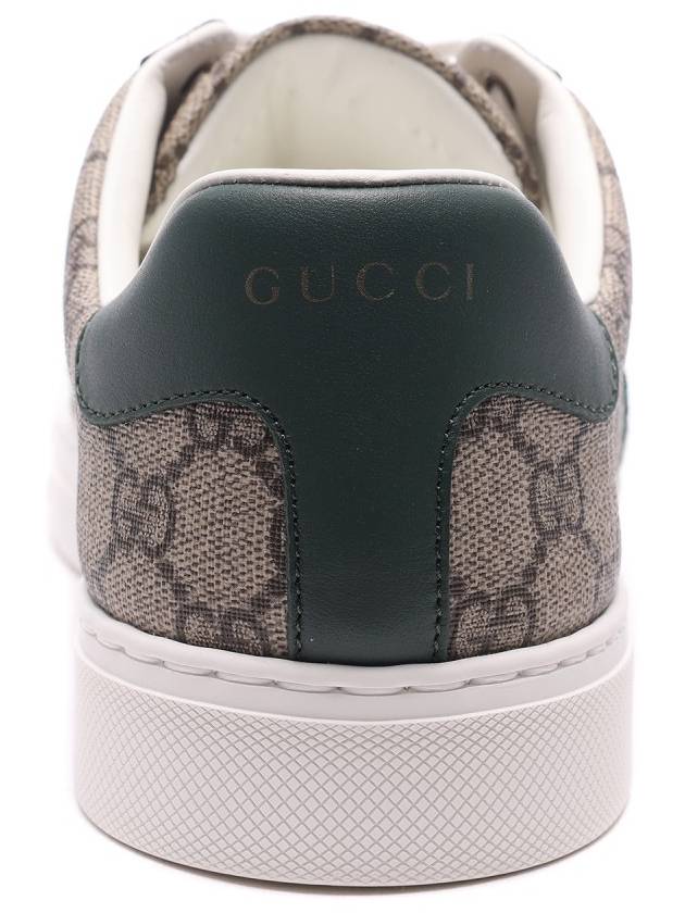 Ace GG Supreme Canvas Low Top Sneakers Beige - GUCCI - BALAAN 5