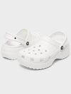 Classic Platform Clog Sandals White - CROCS - BALAAN 3