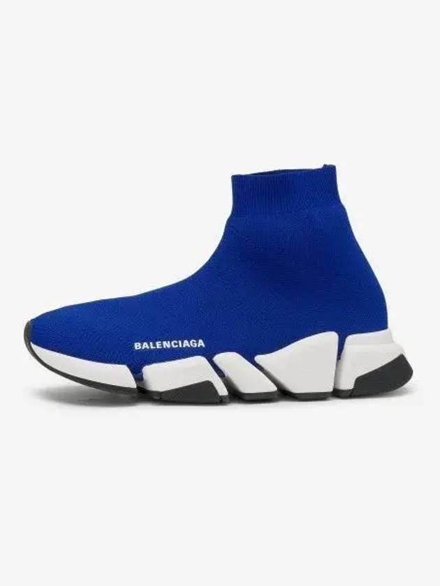 Speed 2.0 High Top Sneakers Blue - BALENCIAGA - BALAAN 2