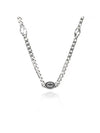 Thin Interlocking G Necklace Silver - GUCCI - BALAAN 4