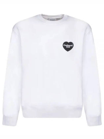 Heart Bandana Sweatshirt White - CARHARTT WIP - BALAAN 1