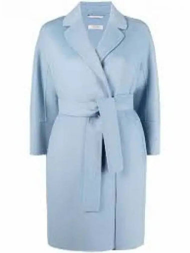 S Max Mara Arona Belt Coat Blue 90111121600077 1237969 - S MAX MARA - BALAAN 1