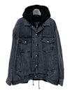 Jersey Hood Detachable Denim Long Trucker Jumper Gray JC3839PD13 - JUUN.J - BALAAN 2