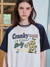 Peaky Rabbit Raglan Short Sleeve T Shirt Star White - CPGN STUDIO - BALAAN 3