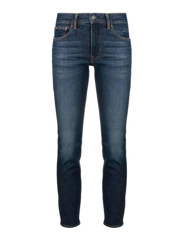 Mid Rise Skinny Jeans Blue - POLO RALPH LAUREN - BALAAN 2