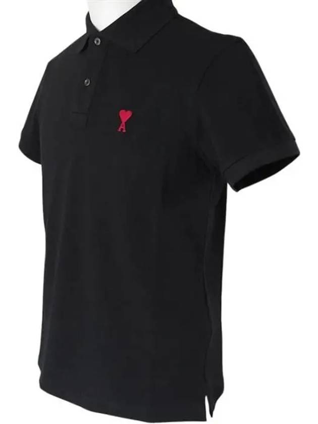 24SS Men's Heart Logo Collar Neck PK Polo T-shirt BFUPL001 760 - AMI - BALAAN 3