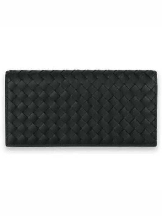 Intrecciato Long Wallet Black - BOTTEGA VENETA - BALAAN 2