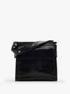 Trench EKD Debossed Medium Leather Tote Bag Black - BURBERRY - BALAAN 2