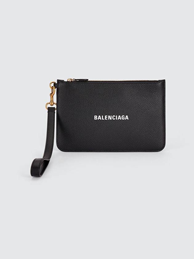 Logo XS Pouch Bag Black - BALENCIAGA - BALAAN 6