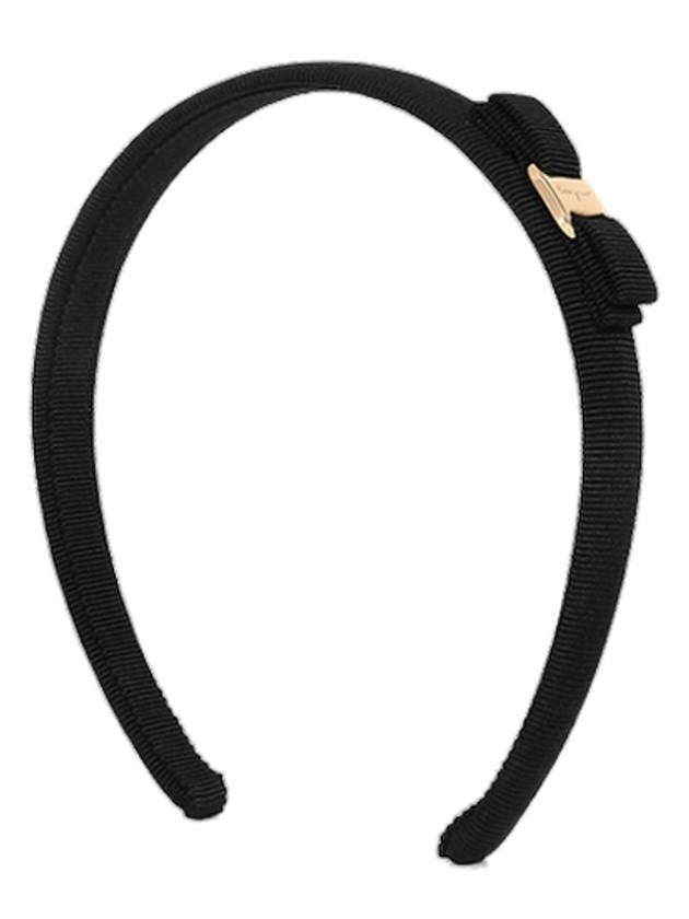 Vara Bow Headband Black - SALVATORE FERRAGAMO - BALAAN 2