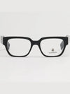 Glasses frame LNV2601 001 black horn rim - LANVIN - BALAAN 3