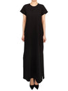 Women s short sleeve long dress WD311Z BLACK - ALLSAINTS - BALAAN 1