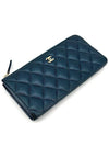 Caviar zipper long wallet - CHANEL - BALAAN 6