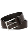 Logo Leather Belt Dark Brown - HUGO BOSS - BALAAN 2