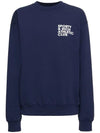 Logo Graphic Print Sweatshirt Navy - SPORTY & RICH - BALAAN 1