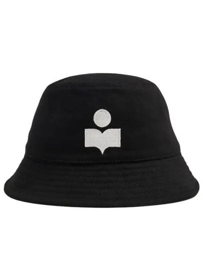 Hailey Embroidered Logo Bucket Hat Black - ISABEL MARANT - BALAAN 2