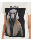 Dog Star Short Sleeve T-Shirt White - MAX MARA - BALAAN 3