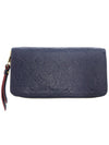 Women s Louis Vuitton M62121 Navy Monogram Empreinte Zippy Wallet Long gt Gangbuk used luxury goods - LOUIS VUITTON - BALAAN 3