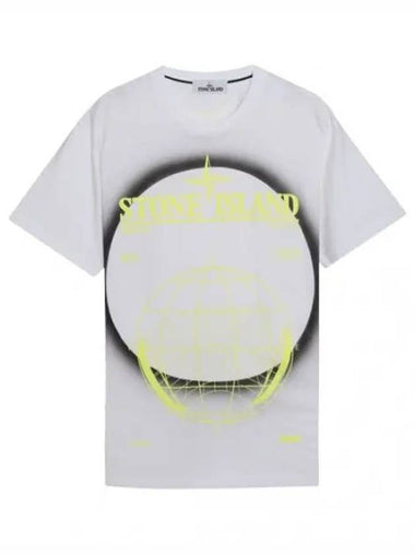 printed short sleeve t shirt - STONE ISLAND - BALAAN 1