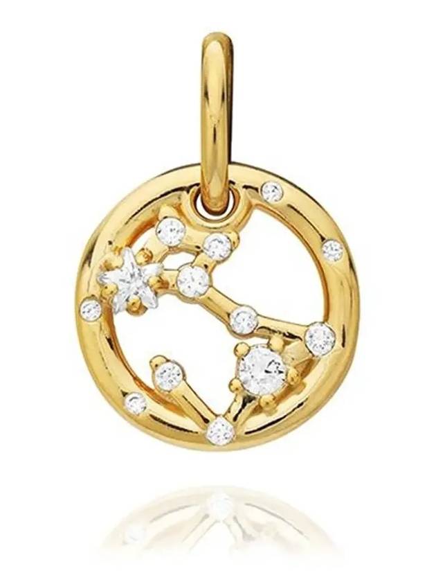 Pisces Zodiac Dangle Bracelet Charm Gold - PANDORA - BALAAN 4