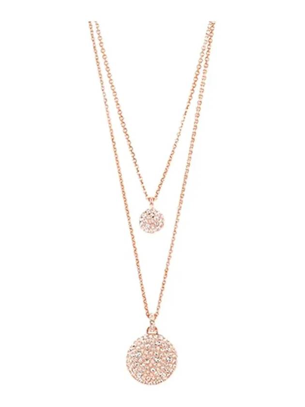 Meteora Layered Necklace Rose Gold - SWAROVSKI - BALAAN 4