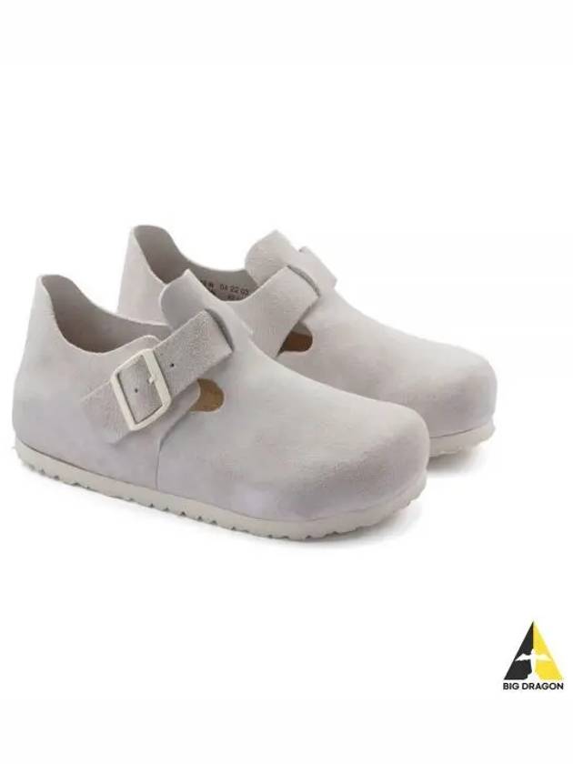 London BS Suede Loafers Cream - BIRKENSTOCK - BALAAN 2