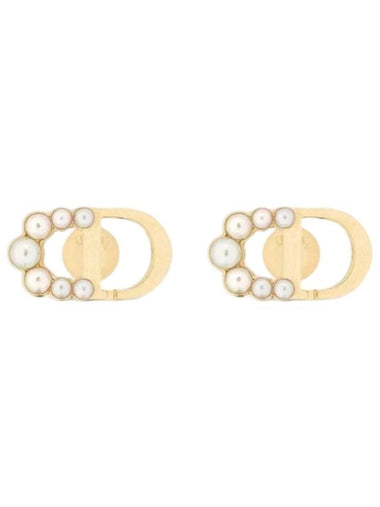 Petit CD Mini Stud Earrings Gold - DIOR - BALAAN 1