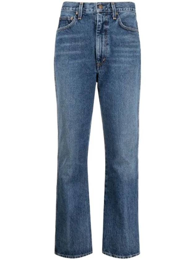 Pinch Waist Kick Flare Denim Jeans Blue - AGOLDE - BALAAN 1