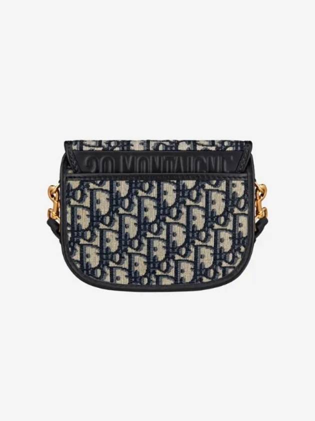 Oblique Bobby Small Shoulder Bag Blue - DIOR - BALAAN 4