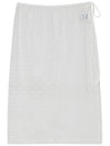 Lace layered wrap skirt Ivory - THE GREEN LAB - BALAAN 5