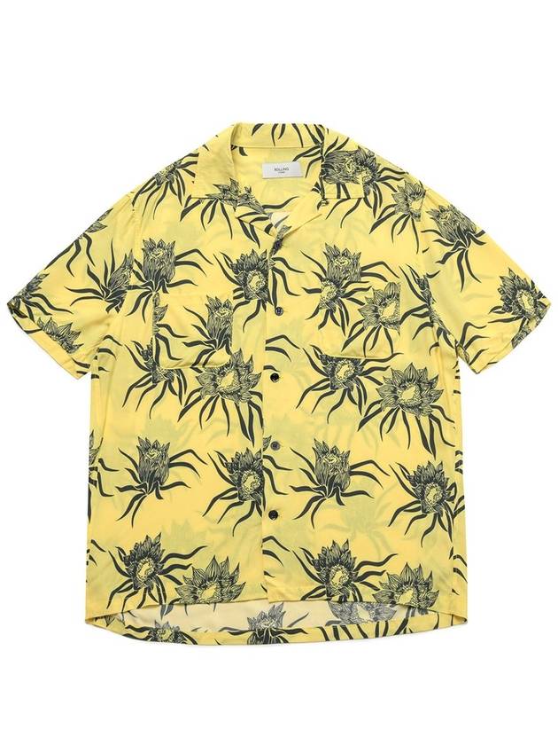 HAWAIAN SHIRT FLOWER YELLOW - ROLLING STUDIOS - BALAAN 1