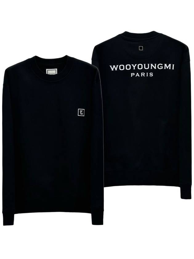 Back Logo Sweatshirt Black - WOOYOUNGMI - BALAAN 2