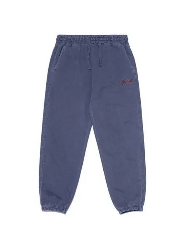 KODAK Essential Pigment Dying Small Logo Jogger Pants BLUE - KODO - BALAAN 1