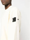 Shadow Logo Crew Neck Cotton Sweatshirt Butter - STONE ISLAND - BALAAN 3