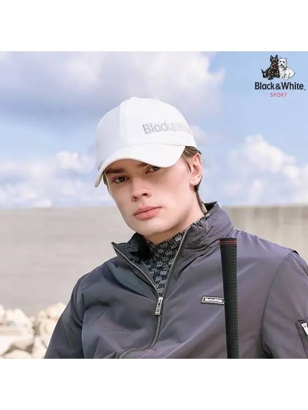 volume embroidery ball cap 8414GZSPWHITE - BLACK&WHITE - BALAAN 1