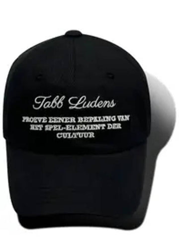 ball cap black - TABB LUDENS - BALAAN 1