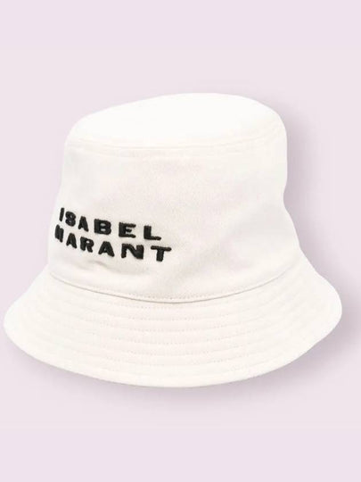 Haley Logo Bucket Hat Black Ecru - ISABEL MARANT - BALAAN 2