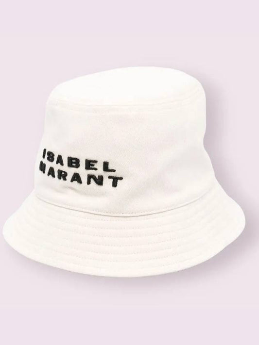 Haley Logo Bucket Hat Black Ecru - ISABEL MARANT - BALAAN 2