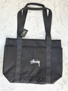 Logo Nylon Tote Bag Black - STUSSY - BALAAN 2