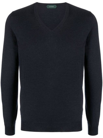 Zanone V-Neck Sweater Clothing - ZANONE - BALAAN 1