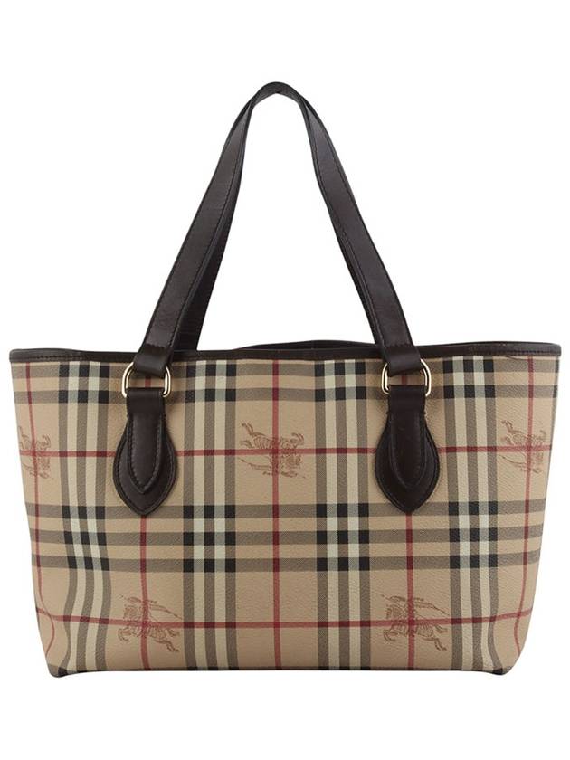 PVC Classic Check Shopper Bag 34241 - BURBERRY - BALAAN 3