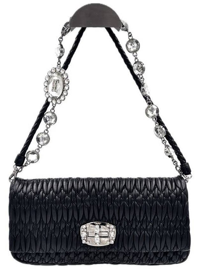 Iconic Crystal Nappa Shoulder Bag - MIU MIU - BALAAN 2