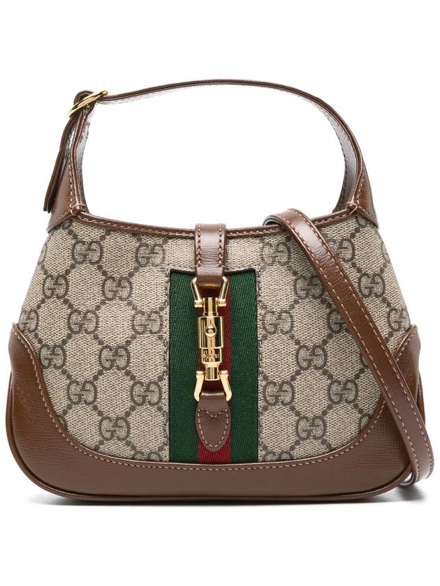 GG Supreme Mini Jackie 1961 Cross Bag Brown Beige - GUCCI - BALAAN 2