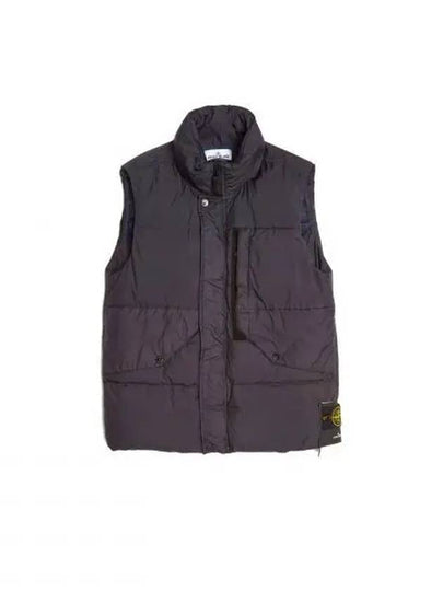 Wappen Patch High Neck Padding Vest Dark Burgundy - STONE ISLAND - BALAAN 2