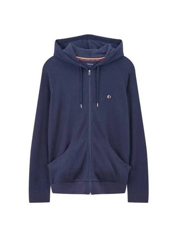 Circle patch lounge hood zipup navy 271575 - PAUL SMITH - BALAAN 1