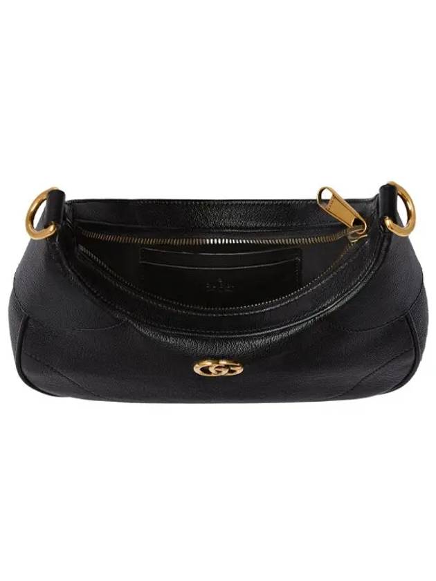 Aphrodite Small Logo Chain Shoulder Bag Black - GUCCI - BALAAN 6