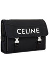 Nylon large logo messenger bag cross CELZ62P5BCK - CELINE - BALAAN 2